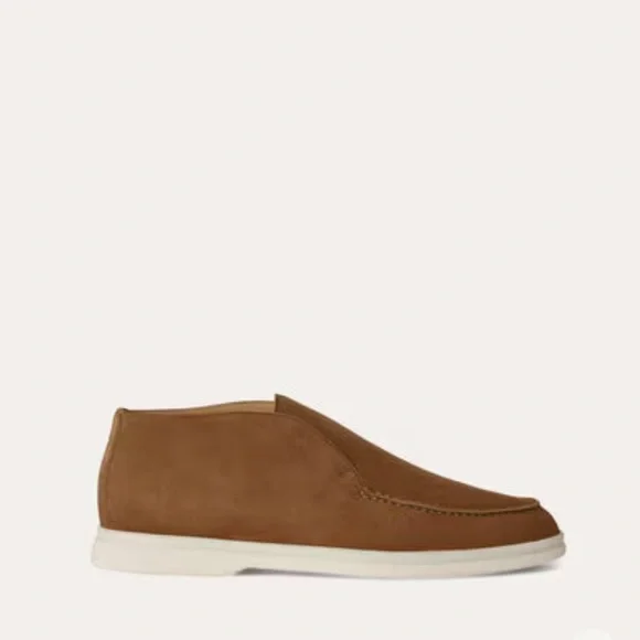 Loro Piana Brown Chukka Boots - Picture 2 of 12